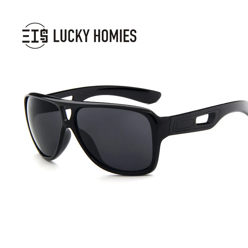 Fashion Sunglasses Men women Driving Mirrors Coating Points Black Frame Eyewear Male Sun Glasses | Аксессуары для одежды