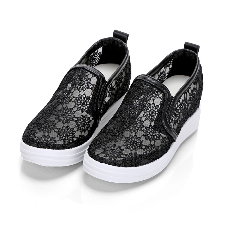 2018 новые летние дышащие Женские туфли лодочки поскользнуться на свет Вес