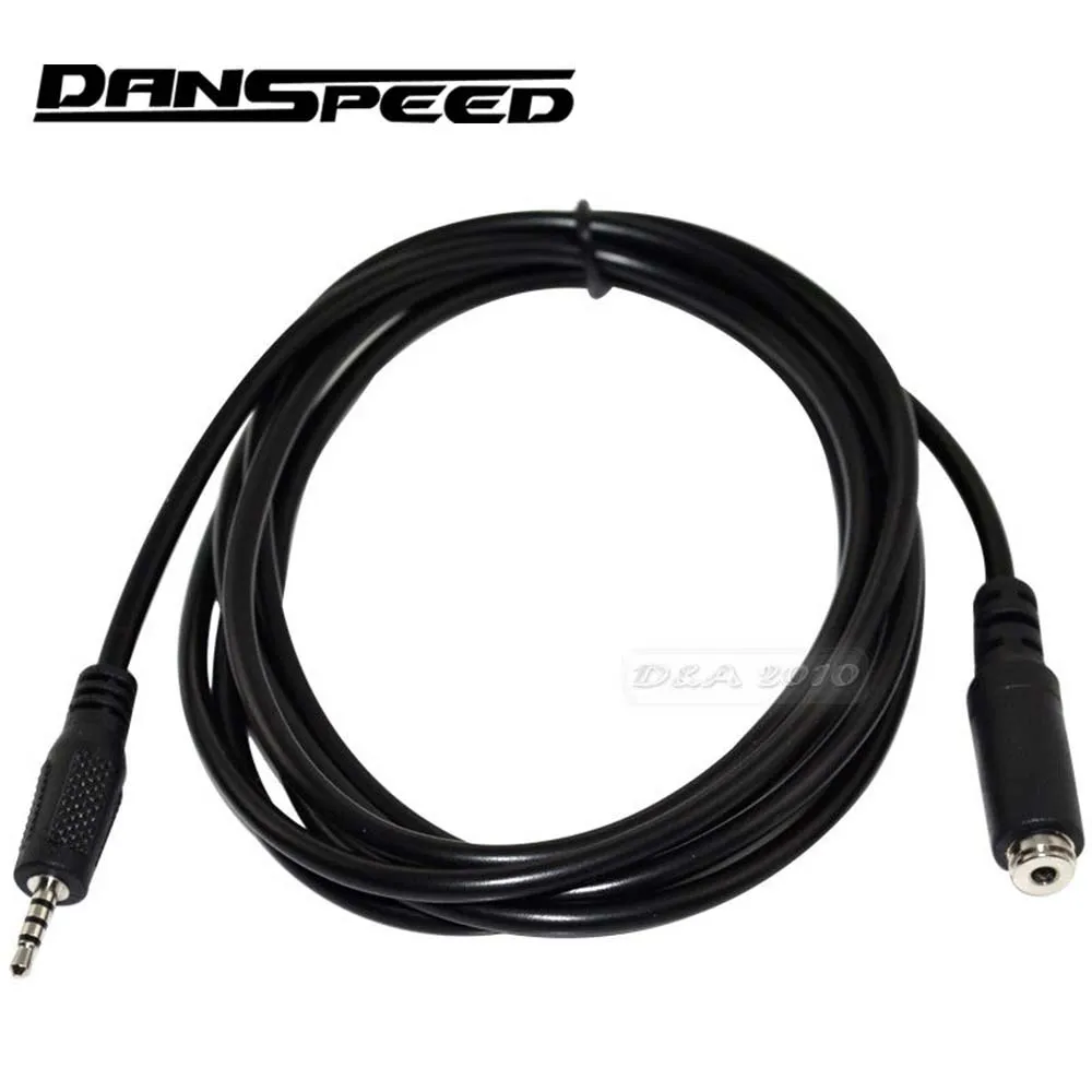 DANSPEED 6Ft/1 8 м 2 5 мм штекер Джек гнездовой разъем 4-полюсный автоматический 3 кольцо