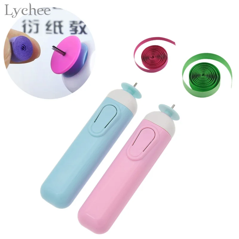 Электрическая ручка Lychee Life для квиллинга бумага рукоделия ассорти скрапбукинг