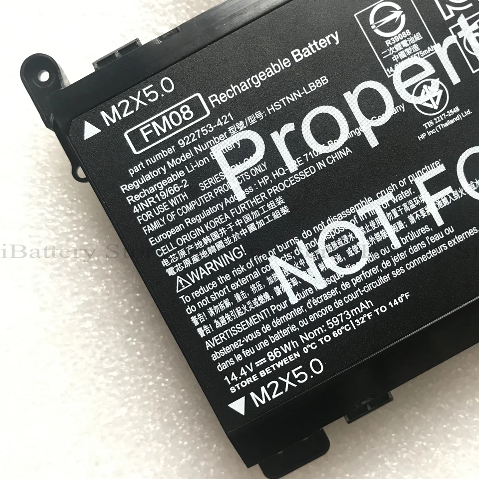 Подлинный аккумулятор FM08 для HP OMEN 17 17-AN013TX 17-AN014TX HSTNN-LB8B 922753-421 922977-855 | Компьютеры и