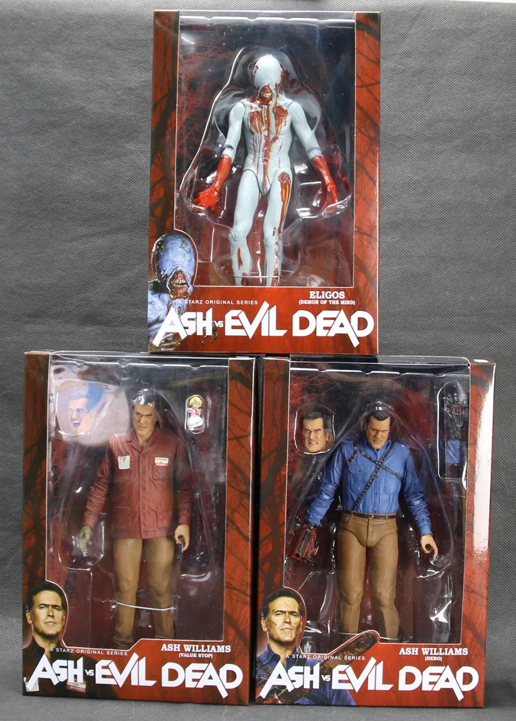 Vogue Value Stop Ash Hero Eligos vs Evil Dead Classic Terror Movie Series NECA 7 дюймов экшн фигурка|action figure|ash evil