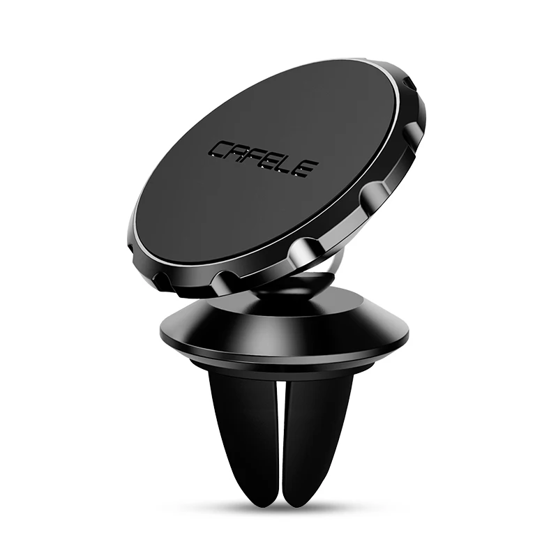Black rotate clip CAFELE, универсальный магнитный автомобильный держатель для телефона, вращение на 360 градусов, gps, автомобильный держатель для мобильного телефона, подставка для iphone X, huawei, P20 Pro, samsung, S9 - Цвет: Black rotate clip