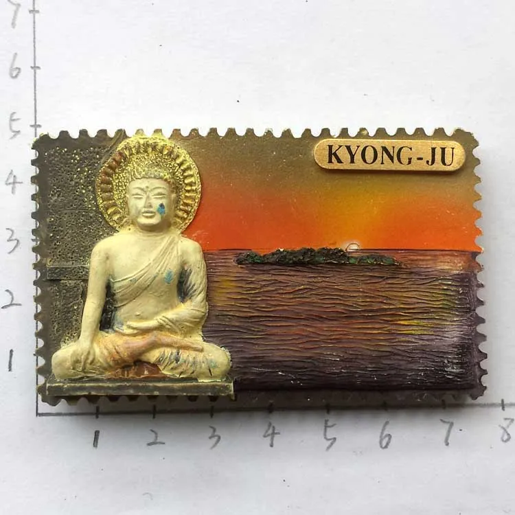 

South Korea KYong ju Gyeongju hot spots relief magnetic stickers