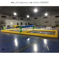 guangzhou qinda inflatable sea lake pool water sports games inflatable beach volleyball field