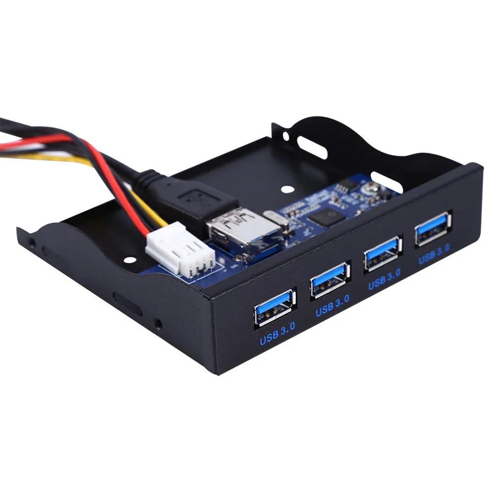 Металлическая передняя панель для компьютера 3 5 дюйма 4 порта USB 0 | Компьютеры и