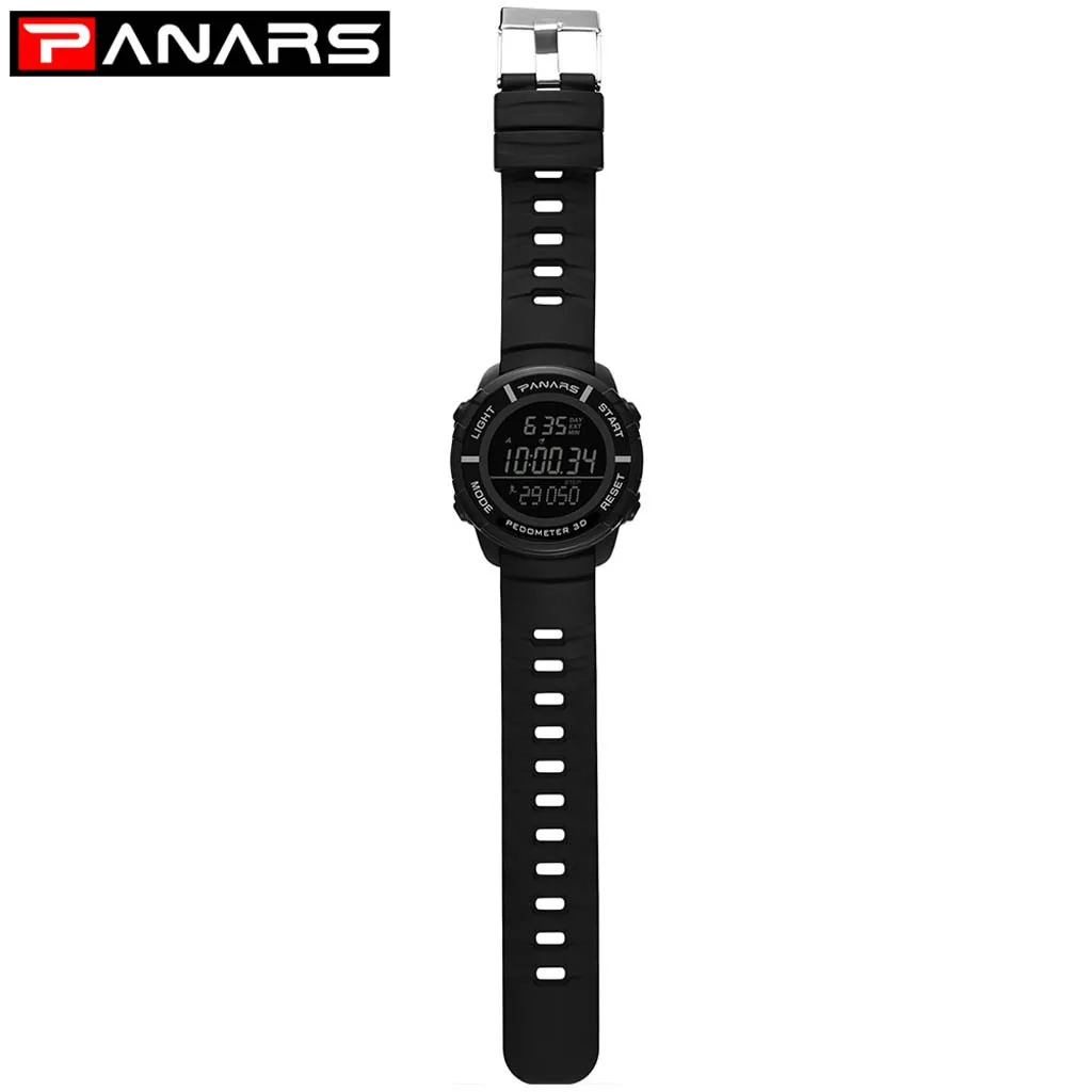 PANARS светодиодные электронные часы waterproof Running Step Counter мужские модные Спортивные часы наручные часы Reloj deportivo Wd4