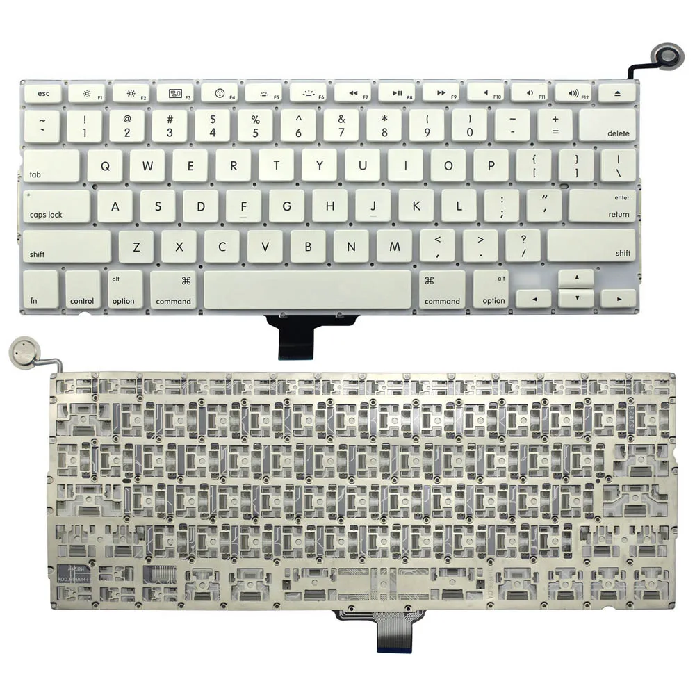 Оригинальный новый ноутбук A1342 Клавиатура США для MacBook Белый 13 3 &quotA1342 2009 2010
