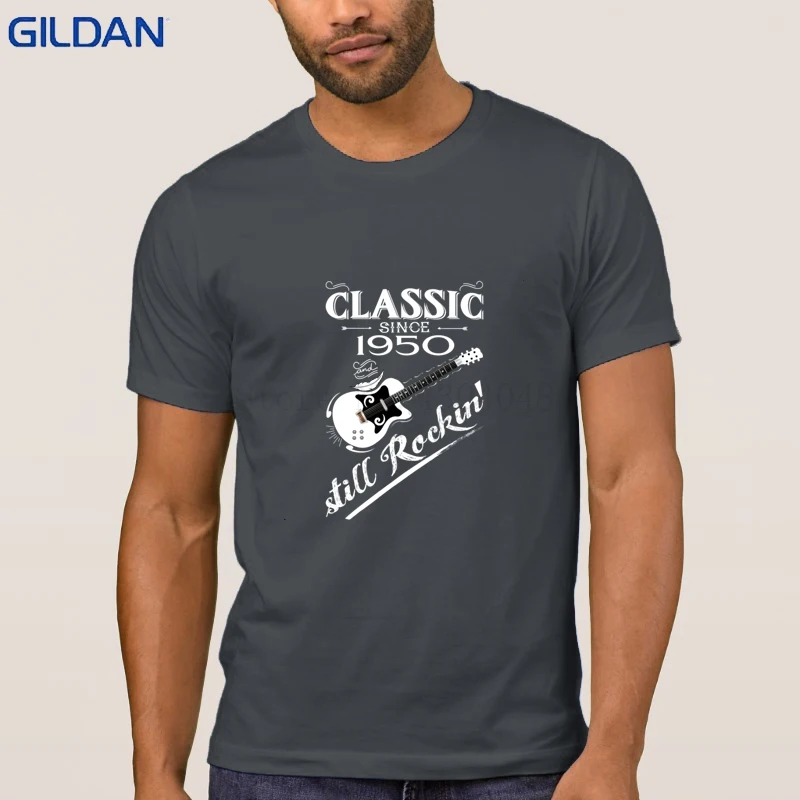Новый Стиль Классический с 1950 года все еще Rockin Футболка короткий рукав Camiseta