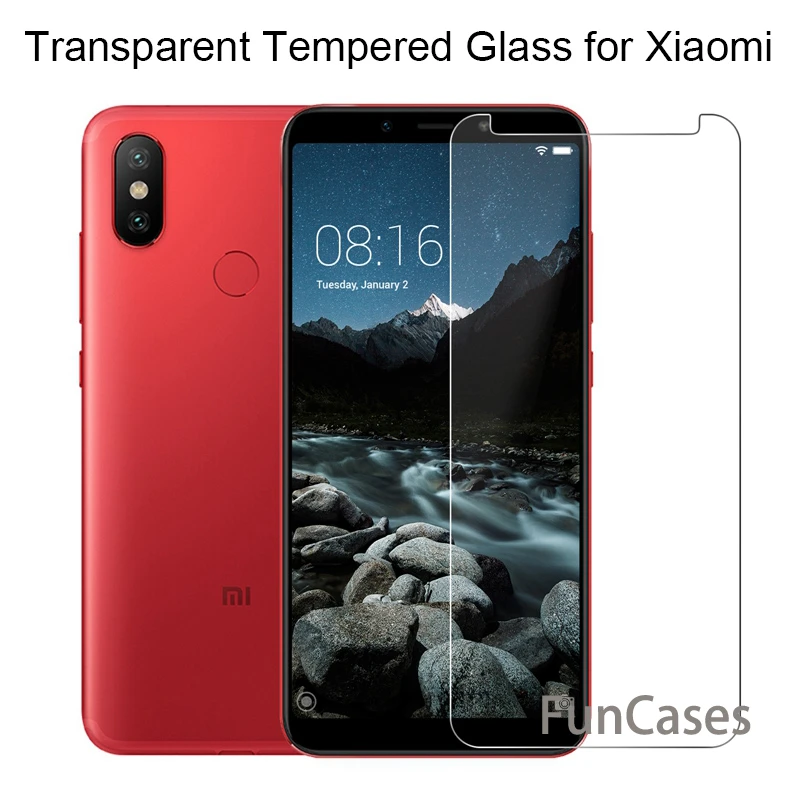 Закаленное стекло для Xiaomi Redmi 6A 6 протектор экрана на Note 5 5A 4 4X 4A Plus 7 ccrystal Защитное