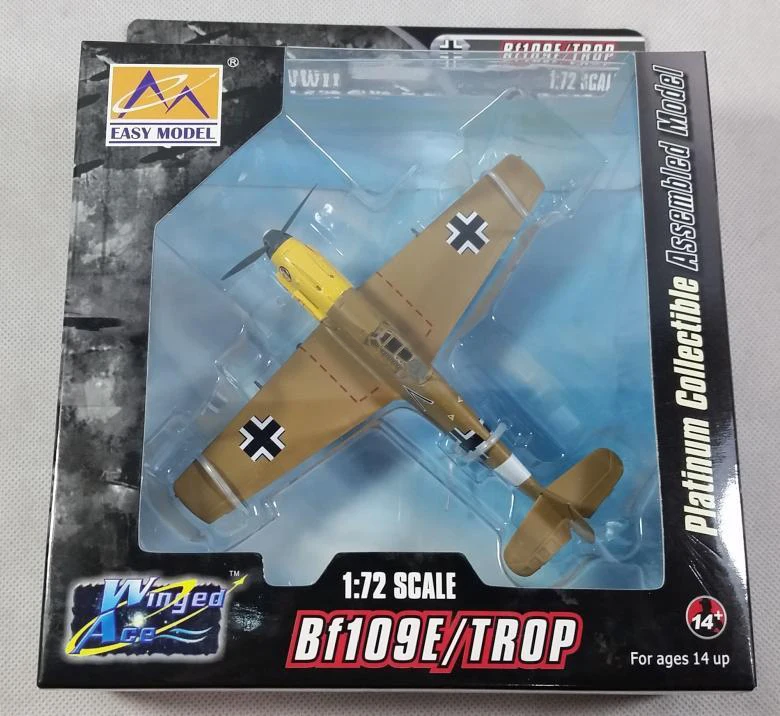 1:72 немецкие ВВС BF109E/модель истребителя Trumpeter 37280 Коллекционная модель |
