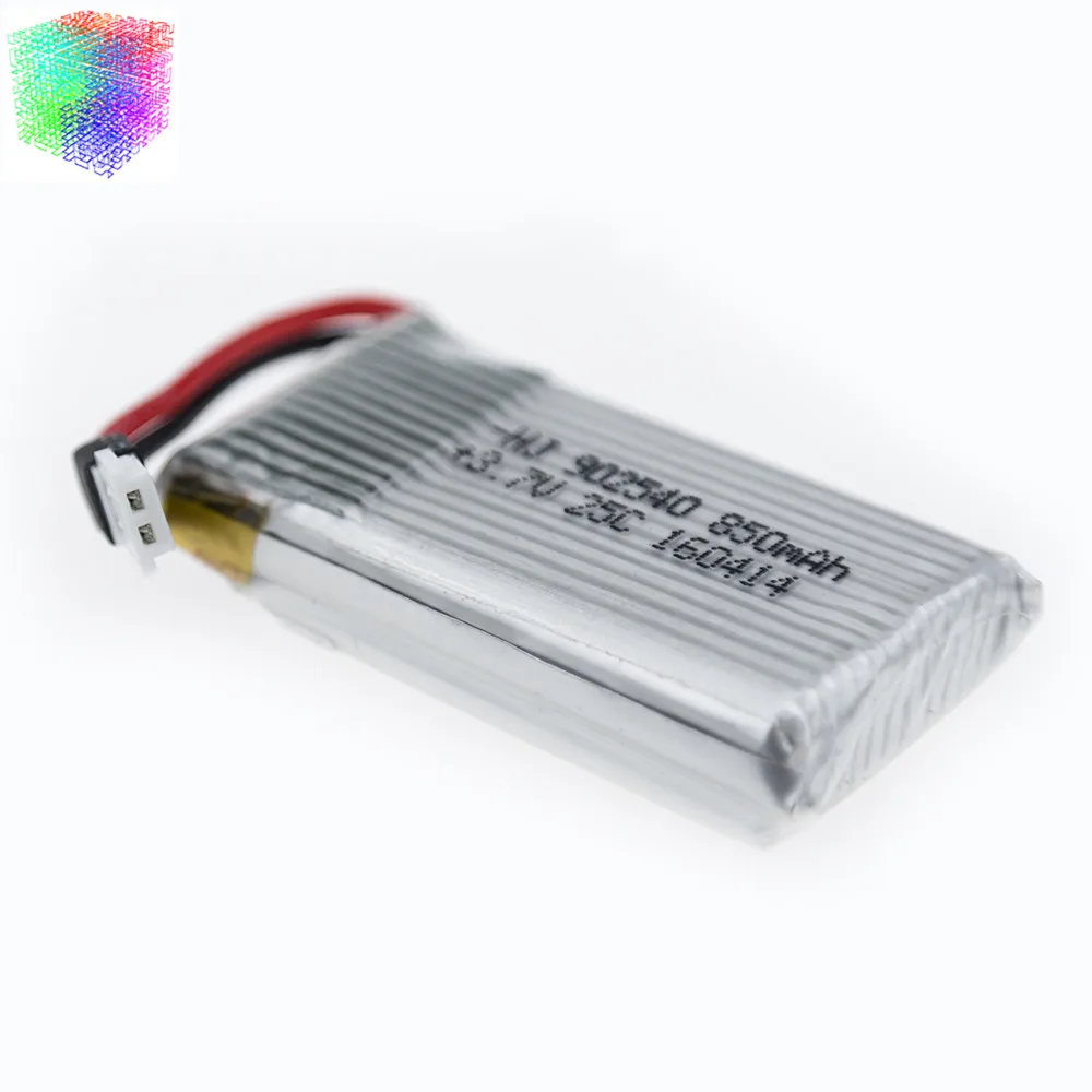 Аккумулятор Lipo 3 7 в 850 мАч для syma x5 x5c x5sw x5sc cx30 cx30w 5 шт. запчасти радиоуправляемого