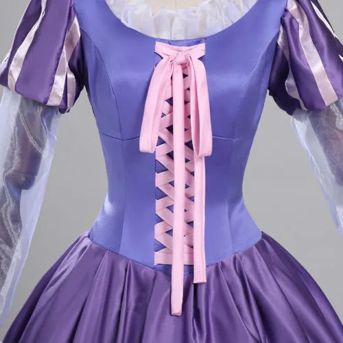 Новый Хэллоуин Рапунцель Костюм принцессы нарядное вечерние платье маскарадный