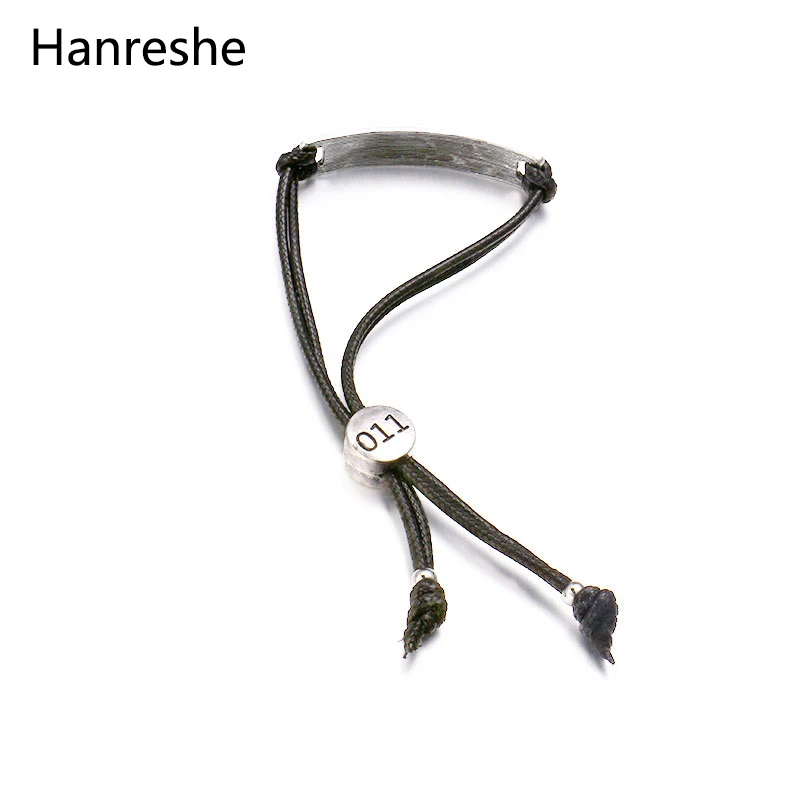 Друга не лежат одиннадцать браслет Handstamped барный кожаный для Для мужчин