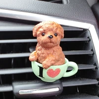 car perfume clip simulation dog fragrance air vent freshener auto interior outlet decoration children gift accessory car styling