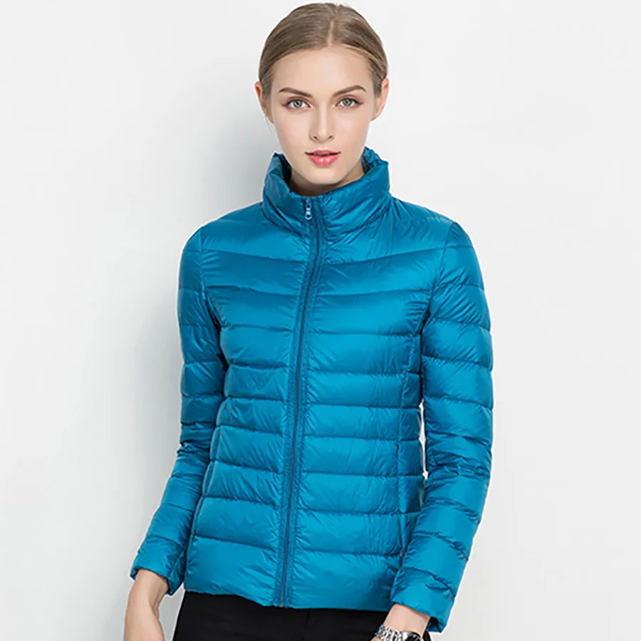 Женская куртка на белом утином пуху 5XL 6XL размера плюс повседневная осенне зимняя