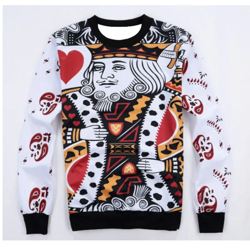 LIASOSO 2018 Новый Харадзюку аниме мультфильм человек изображение покер 3D