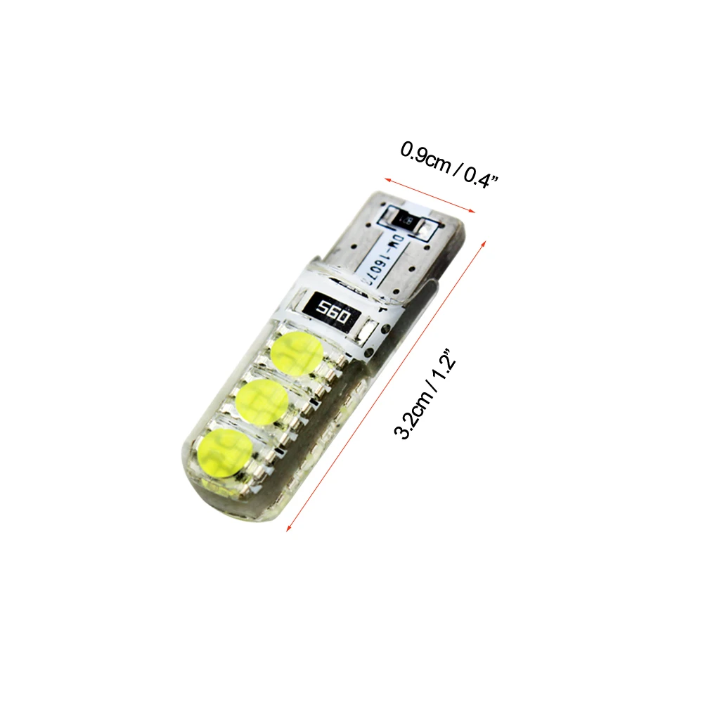 2 шт. автомобисветильник светодиодные лампы T10 W5W COB SMD 12 В 194 501 | Автомобили и