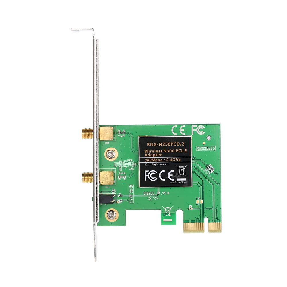 PCI Express WiFi адаптер беспроводной 300 Мбит/с 2 4G Wifi сети PCIe карты Wi Fi адаптеры|Сетевые