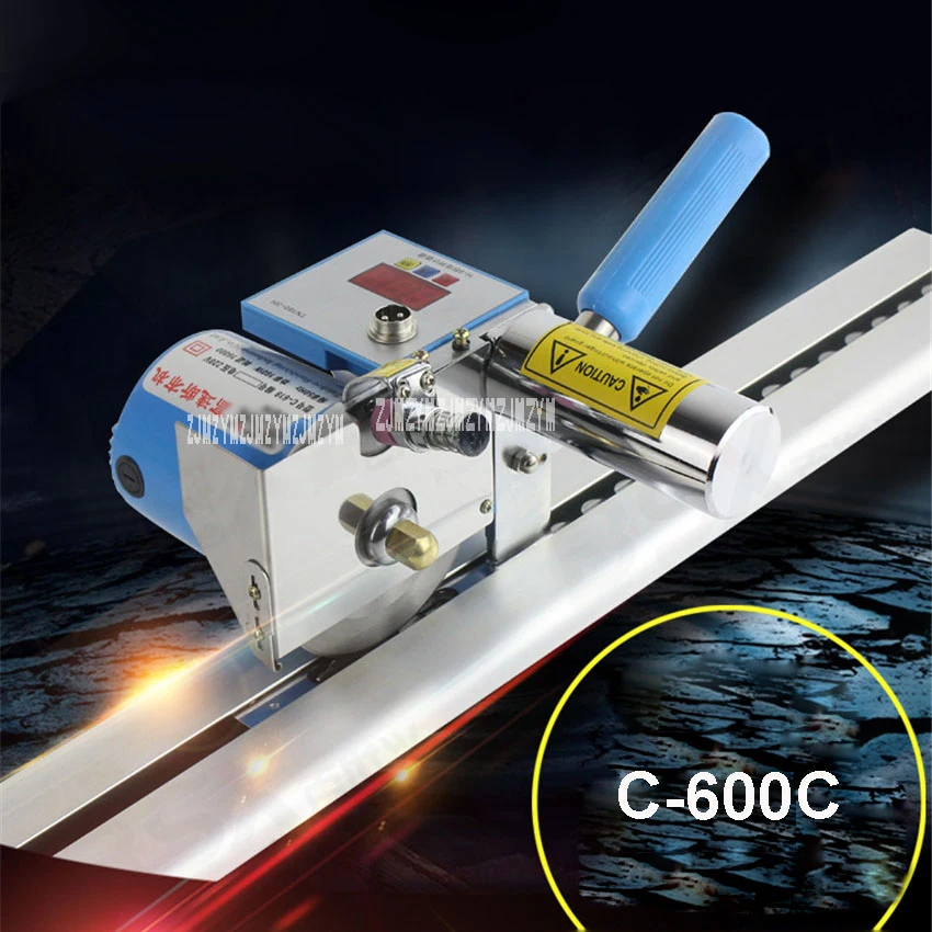 Новое поступление, машина для резки ткани C-600C/светодиодный машина для резки ткани с большим экраном, 18000 об/мин, 180 Вт, 220 В, 50 Гц