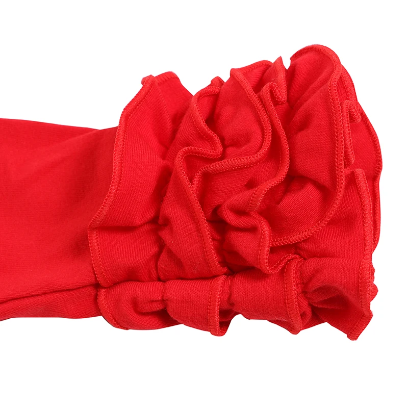 2018 красные детские платья на День святого Валентина одежда для маленьких девочек