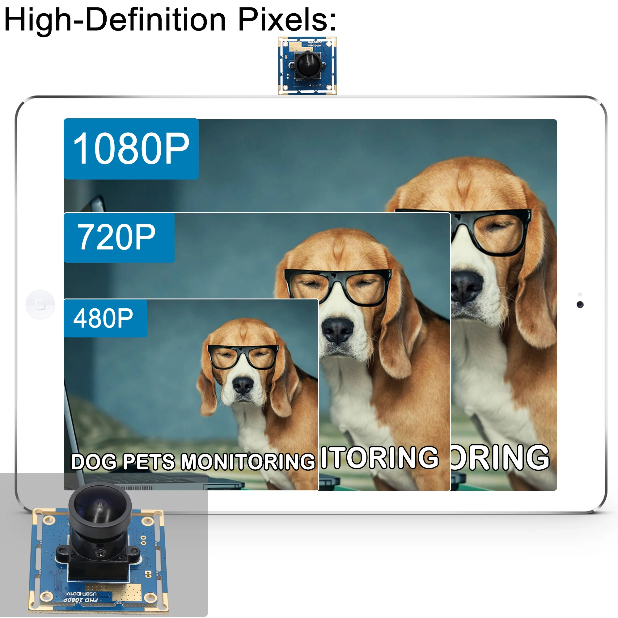 2MP веб камера безопасности 1080P Мини CMOS OV2710 UVC OTG 30fps/60fps/120fps 170 градусов объектив