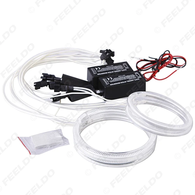 

FEELDO 4Pcs/Set Special Car CCFL Halo Rings Angel Eyes Light For Opel ASTRA H (2004-2008) DRL Headlight #FD-1178