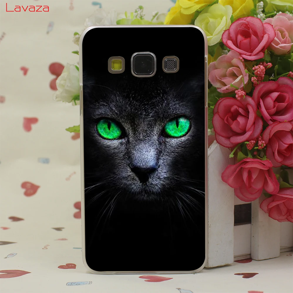 Жесткий чехол для телефона Lavaza с черными кошачьими глазами для samsung Galaxy J8 J7 Duo J4 J5 J6 Plus J2 J3 Prime