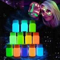 20ml uv glow neon face body paint fluorescent bright fluo irradiate luminescent party festival decoration party makeup 669