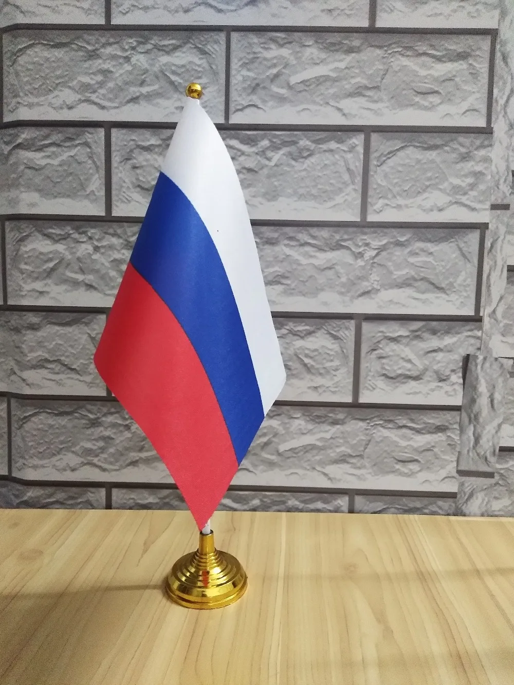 Настольная лампа в российском стиле 14x21 см с флагами Бесплатная доставка