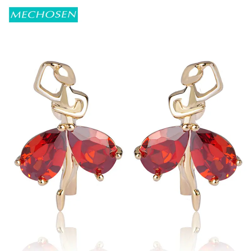 MECHOSEN красивые балетные серьги без пирсинга женские праздничные ювелирные