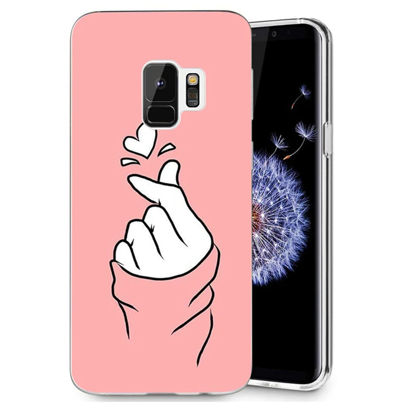 Для Samsung Galaxy S9 S9Plus S8 Plus S7 edge Note 8 J530F A3 2017 дизайнерский узор мягкая окрашенная