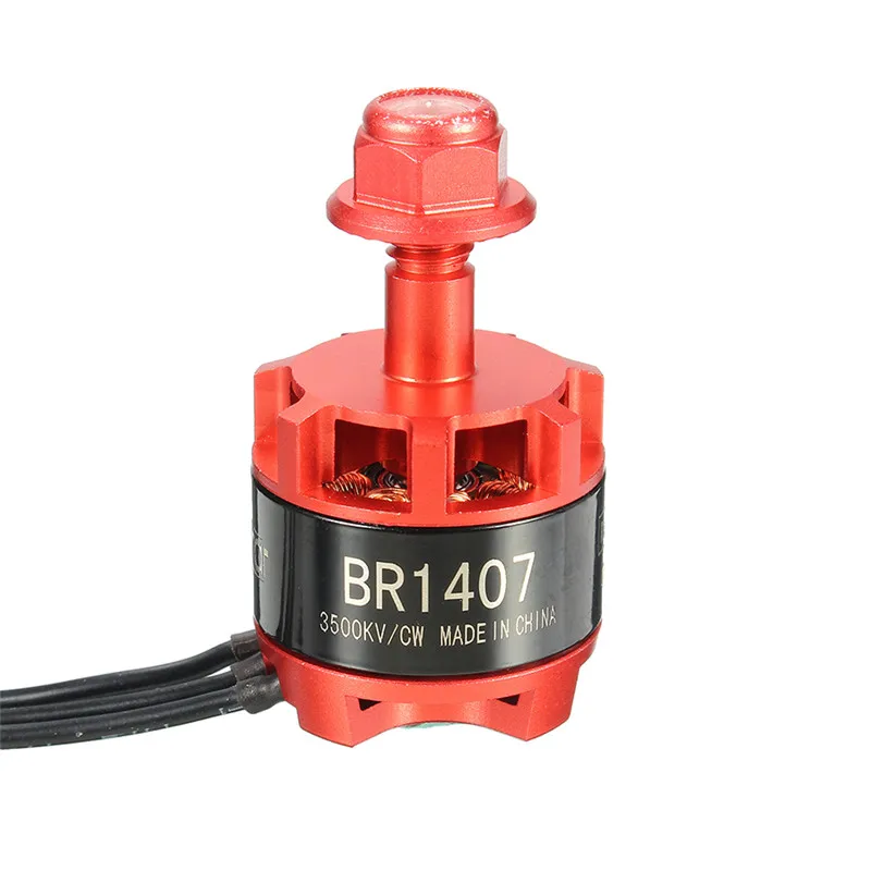 Бесщеточный двигатель Racerstar 1407 BR1407 Red Racing Edition 3500KV 2 3S для гоночных дронов 150 180 200