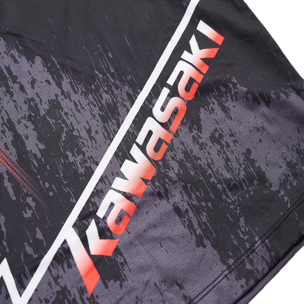 

Kawasaki Badminton Men Shirt Sportswear Breathable V-Neck Badminton Running Training T-shirts For Men ST-S1105