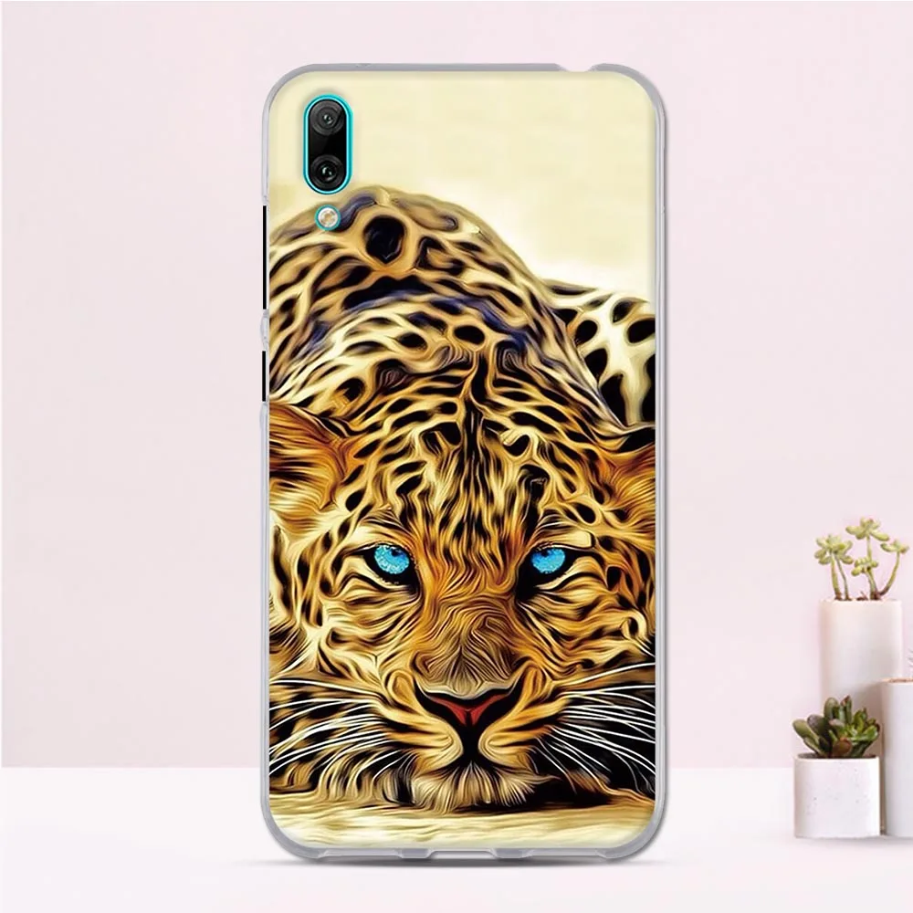 TPU чехол для huawei Enjoy 9 силиконовый Huawe Y7 Pro 2019 задняя крышка с принтом | Мобильные