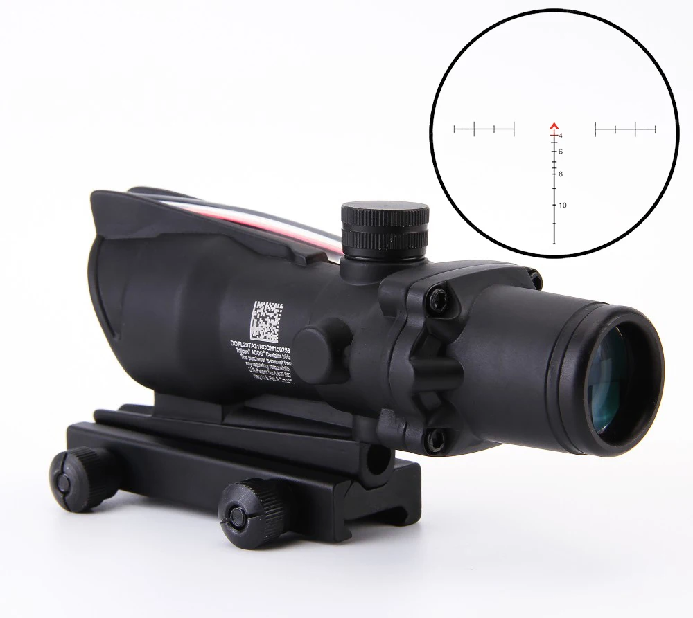 Прицел Acog 4x32 20 мм рефлекторная оптика Dovetail тактический прицел с тройной