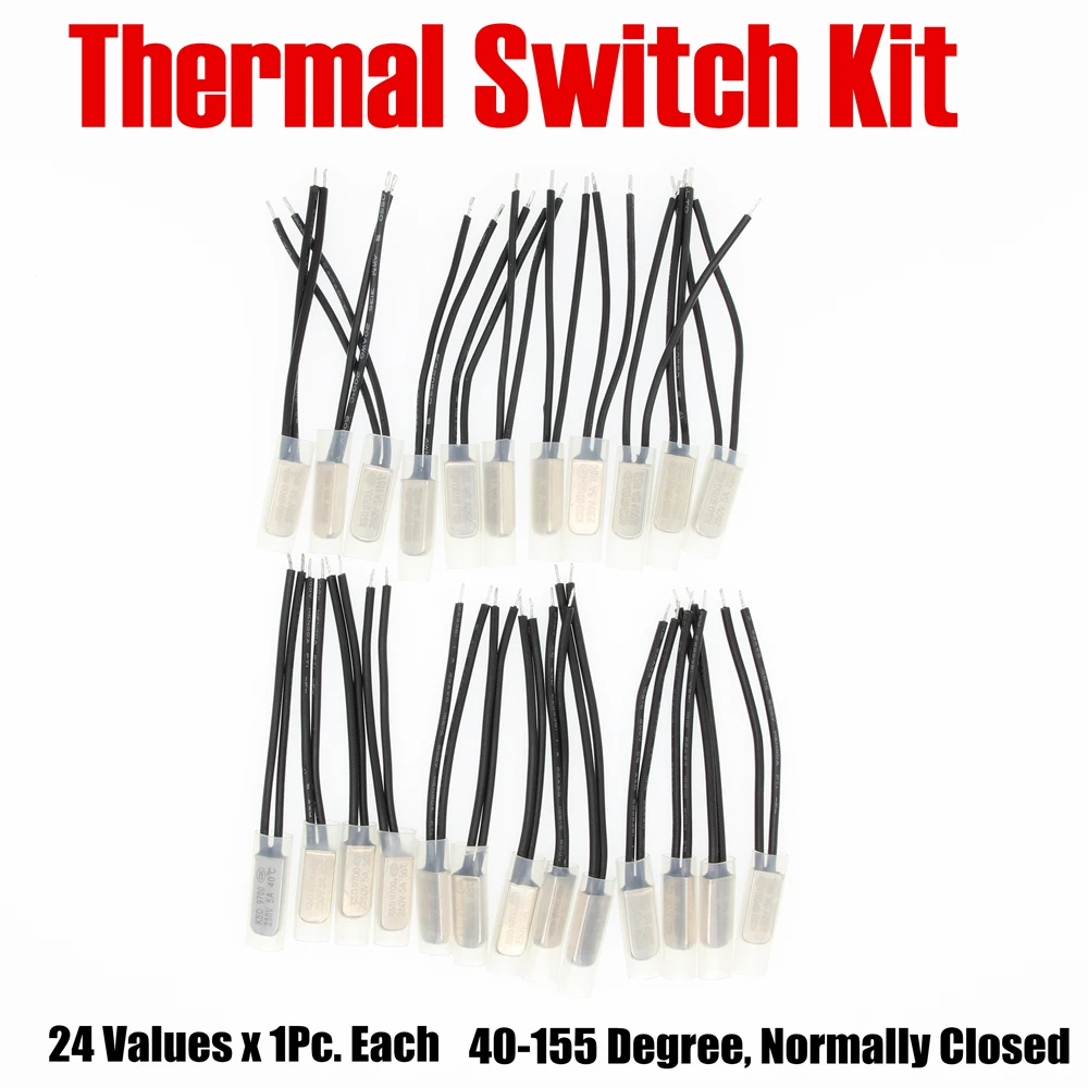 Набор металлических переключателей контроля температуры PHISCALE 24 значения x 1 шт.