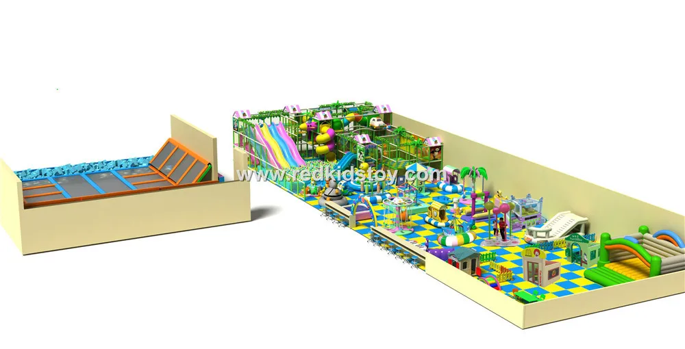 

Large Children Indoor Playground CE Certificated Plaza De Juegos Top Quality Indoor Play Toys HZ-5531