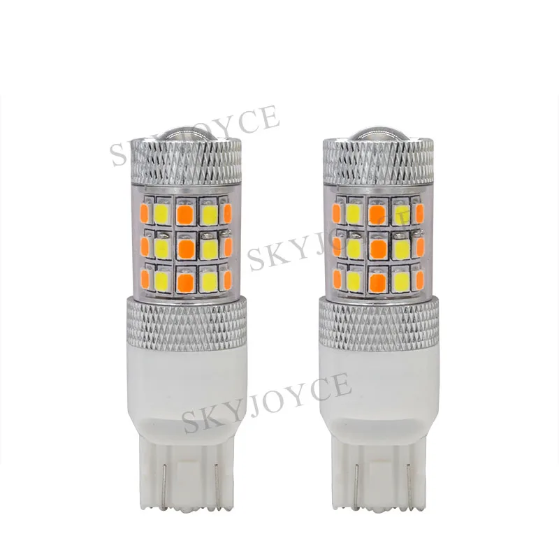 Автомобильный светодиодный фонарь SKYJOYCE T20 7443 2835 42SMD 12 В автомобильная лампа