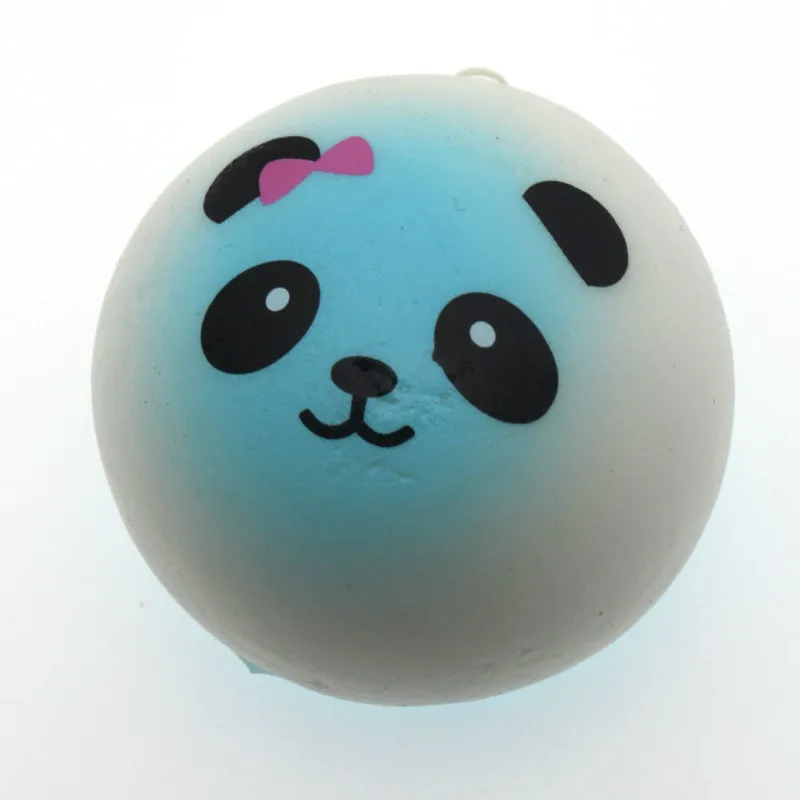 Медленный отскок 4 см Panda Bun Expression маленький красочный и белый хлеб пенящаяся Экструзионная игрушка батут для детей Забавная детская игрушка для снятия стресса