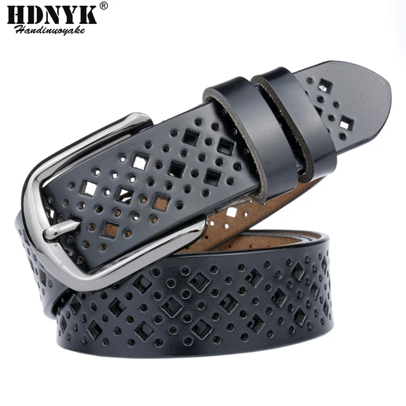

Fashion Women Genuine Leather Hollow Out Belt Fashion Ladies Luxury Belts Straps Hot Classical Design Accessories Waistband