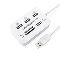 etmakit all in one usb 2 0 hub 3 ports with usb card reader hub 2 0 480mbps combo for msm2sdmmctf for pc laptop usb splitter