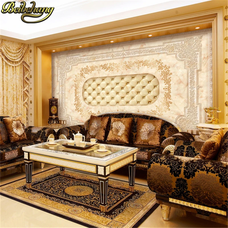 beibehang living room wallpaper papel de parede circle beautiful mural 3d wall paper for flooring | Обустройство дома