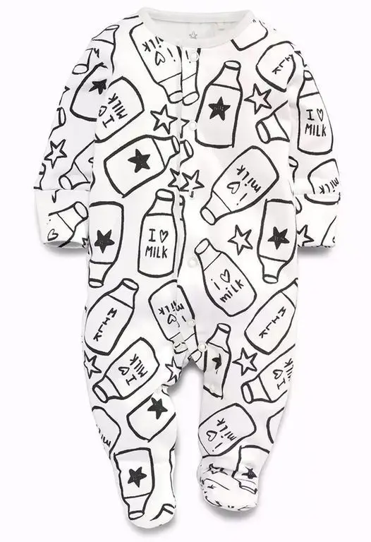 Бесплатная доставка Детские пижамы комбинезоны Новорожденные комбинезон