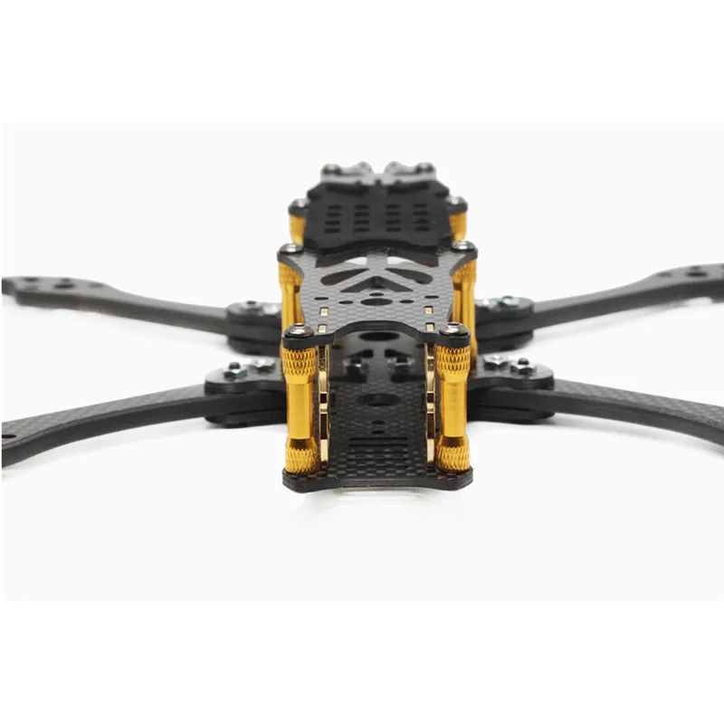 FLYWOO Mr.Croc FPV Фристайл углеродное волокно 225 мм 5 дюймов Arm-Gloden Racing Drone Frame Kit для RC