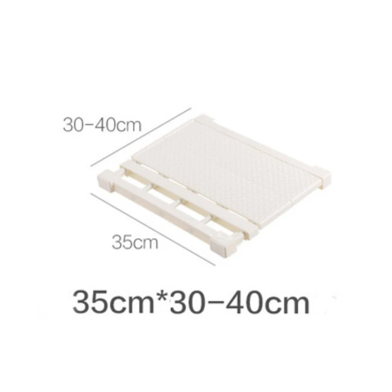 Width35X30-40cm Ширина 35/42 см выдвижной кухонный стеллаж для хранения для гардеробные шкафчики многослойное кухонная стойка для посуды отдельная полка органайзер для спальни - Цвет: Width35X30-40cm