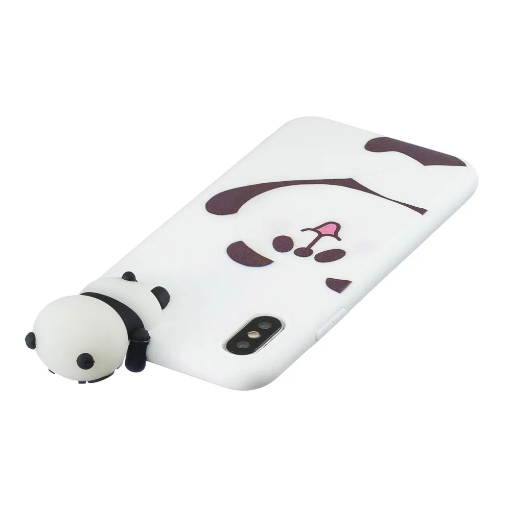 Милый чехол для телефона с узором Capinhas iPhone X XSMax XR мягкий TPU телефон 7 8 6 6s Plus 5s Coque Funda
