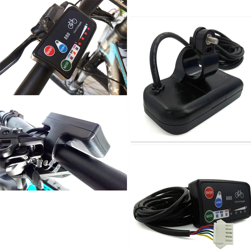 Ebike 24V 36V 48V дисплей Интеллектуальный KT LED панель управления части электрического