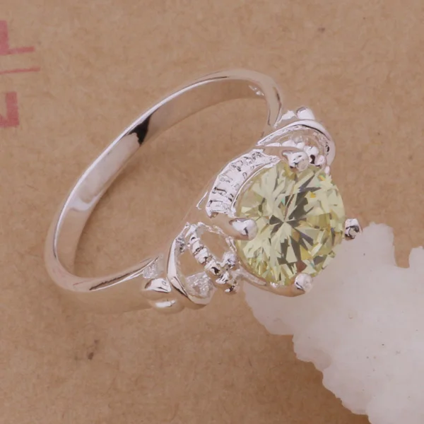 AR084 горячее серебряное покрытие кольца для женщин и мужчин серебро 925 ювелирные