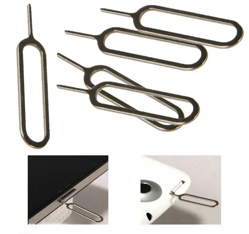 50 шт./лот Универсальный Sim-карты Лоток Для Снятия Eject Pin Ключевой Инструмент для